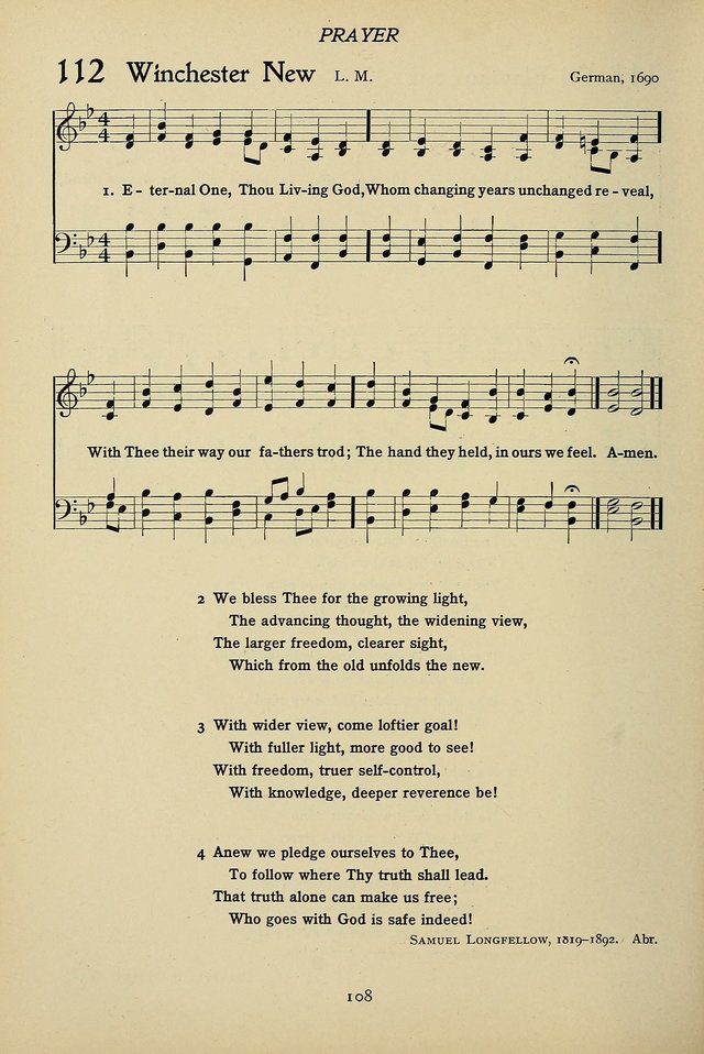 Hymns for Schools and Colleges page 108