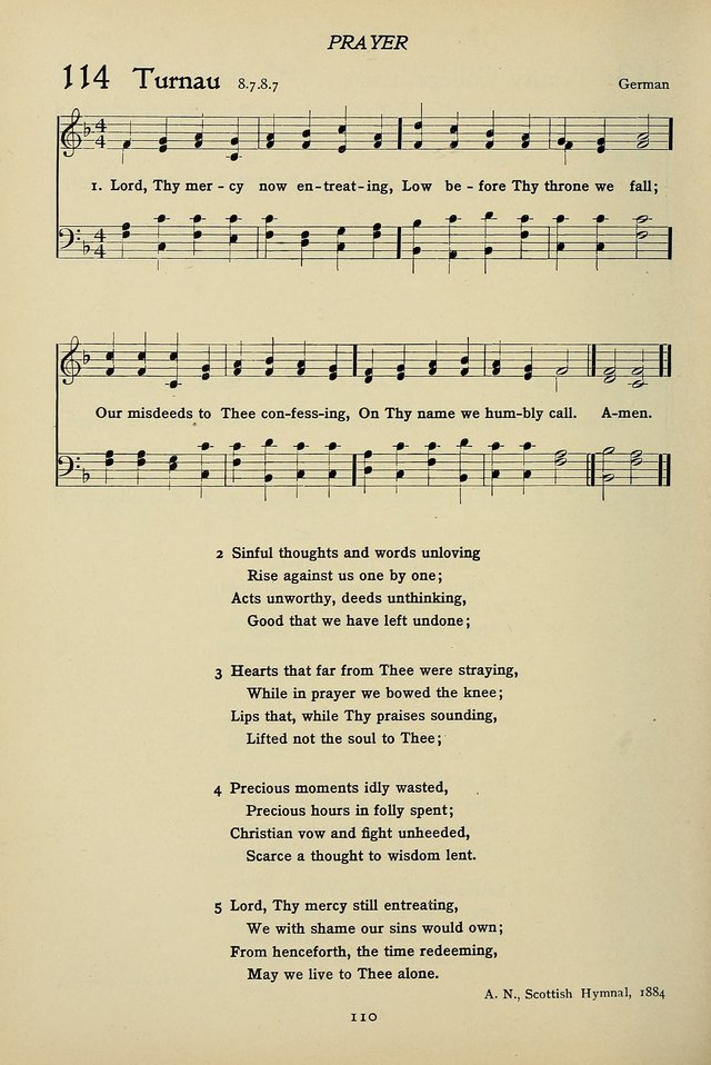 Hymns for Schools and Colleges page 110