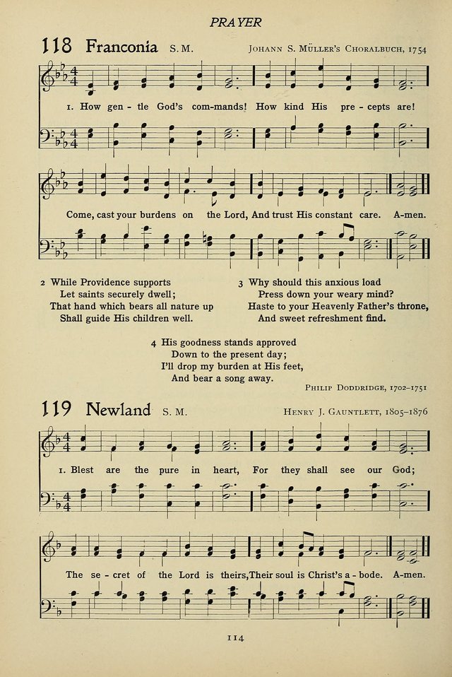 Hymns for Schools and Colleges page 114