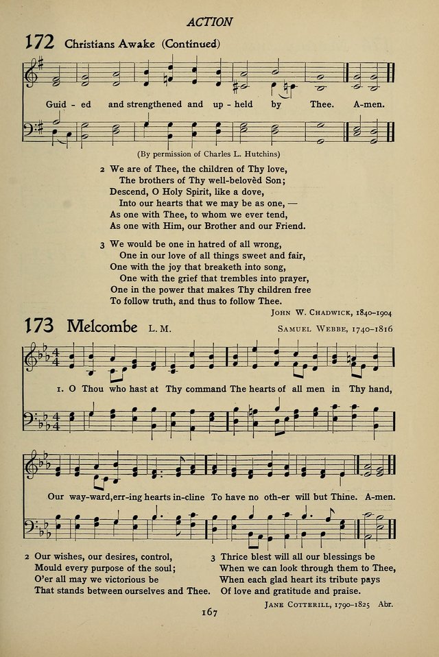 Hymns for Schools and Colleges page 167