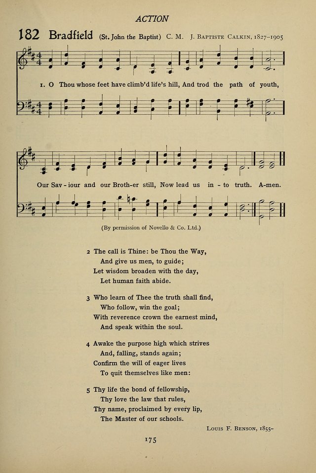 Hymns for Schools and Colleges page 175