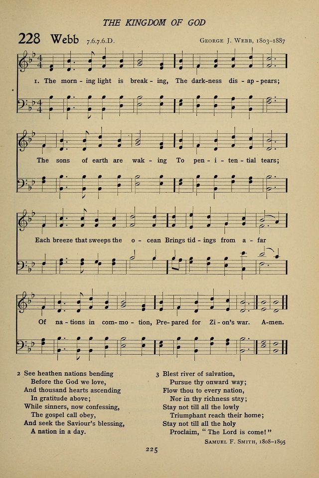 Hymns for Schools and Colleges page 225
