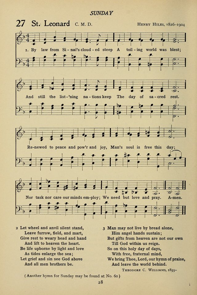 Hymns for Schools and Colleges page 28