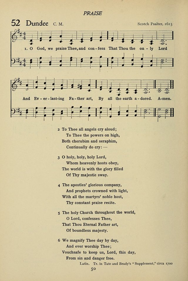 Hymns for Schools and Colleges page 50