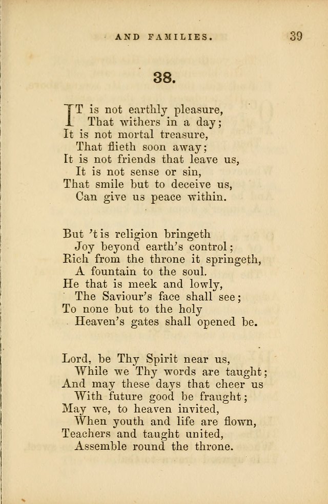 Hymns for Schools and Families page 39