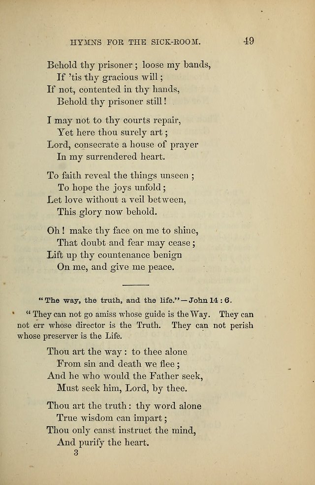 Hymns for the Sick-Room page 49