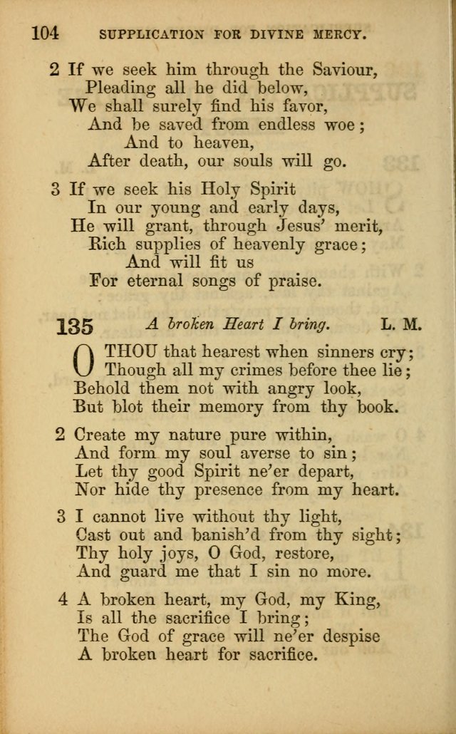 Hymns for Sunday Schools page 104