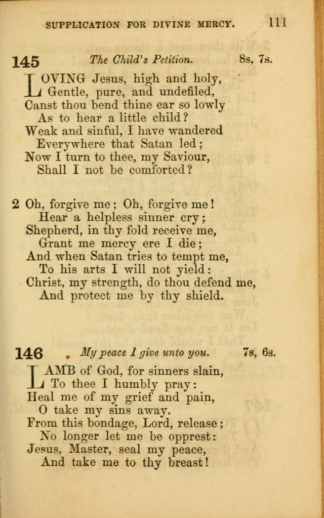 Hymns for Sunday Schools page 111