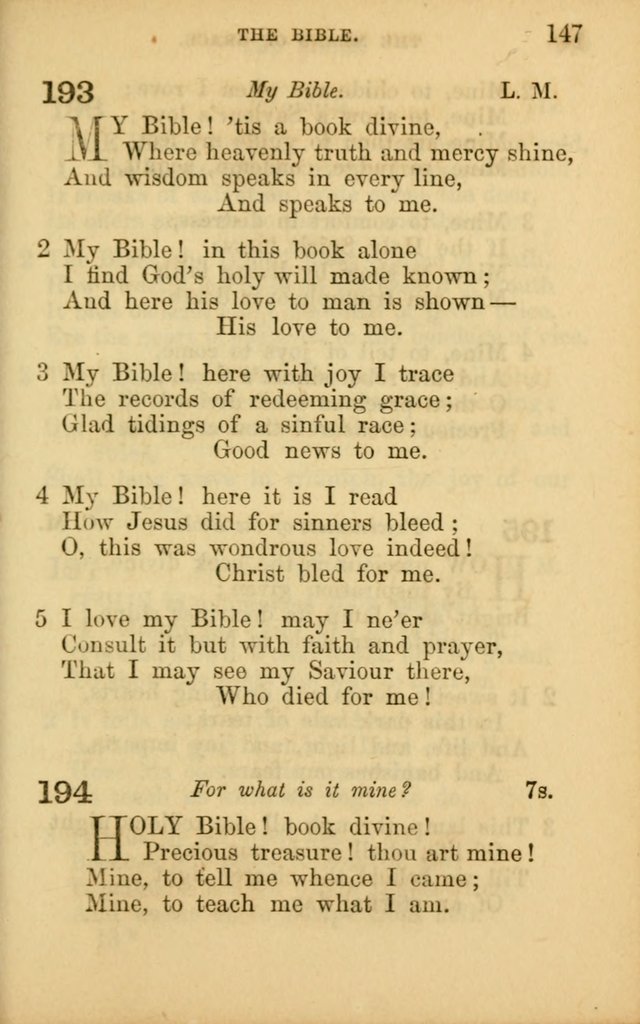 Hymns for Sunday Schools page 147