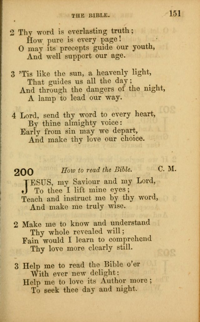 Hymns for Sunday Schools page 151