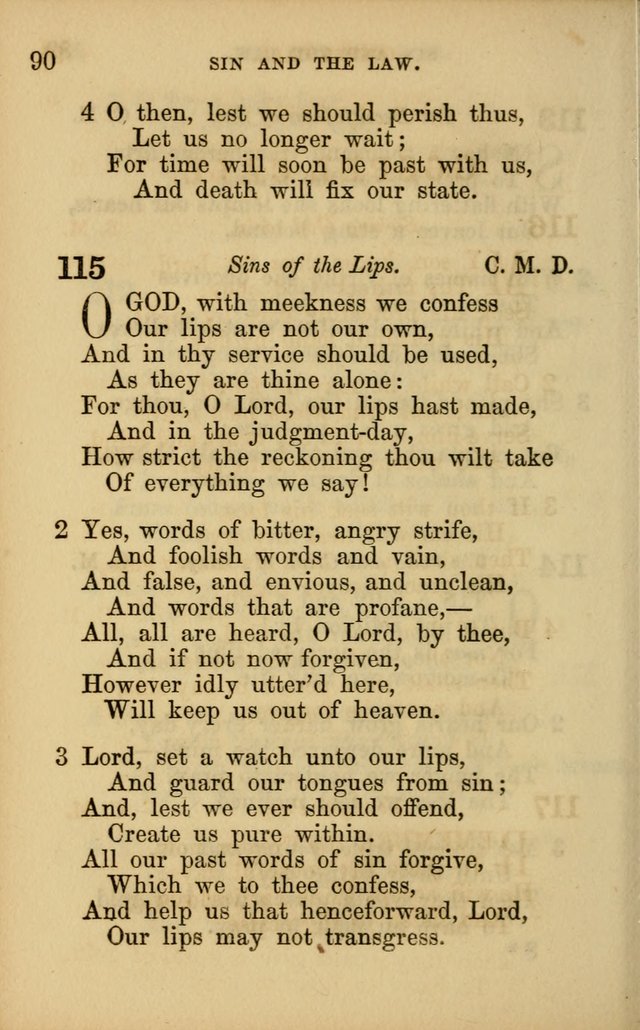Hymns for Sunday Schools page 90
