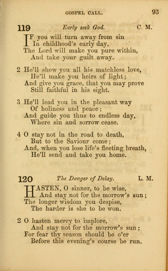 Hymns for Sunday Schools page 93