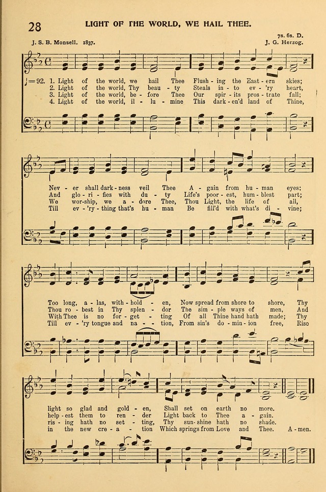 Hymnal for the Sunday School page 50