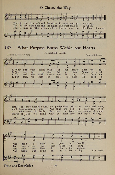 The Hymnal for Young People page 151