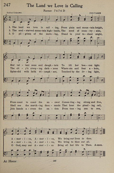 The Hymnal for Young People page 205