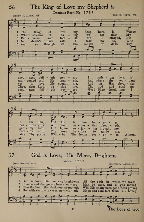 The Hymnal for Young People page 46