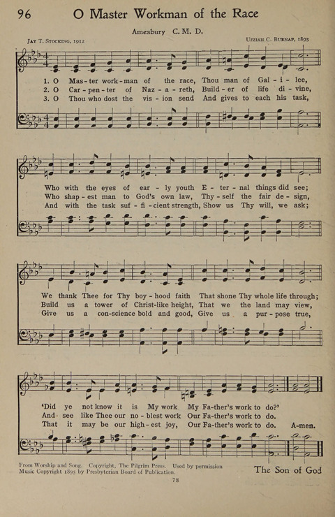 The Hymnal for Young People page 78