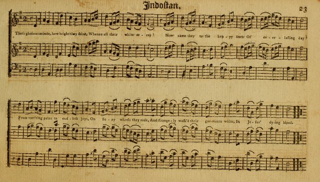 Harmonia Americana: containing a concise introduction to the grounds of music; with a variety of airs, suitable fore divine worship and the use of musical societies; consisting of three and four parts page 28