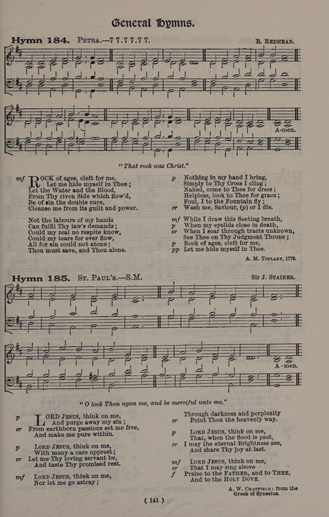 Hymns Ancient and Modern (Standard ed.) page 141