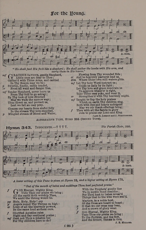 Hymns Ancient and Modern (Standard ed.) page 281
