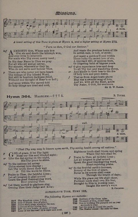 Hymns Ancient and Modern (Standard ed.) page 297