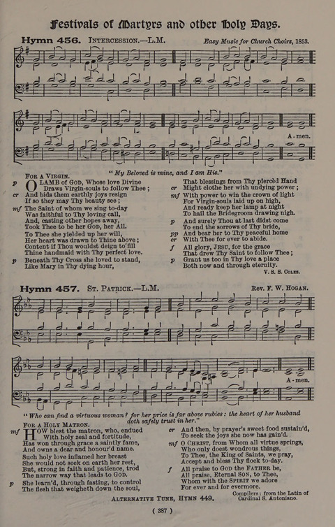 Hymns Ancient and Modern (Standard ed.) page 387