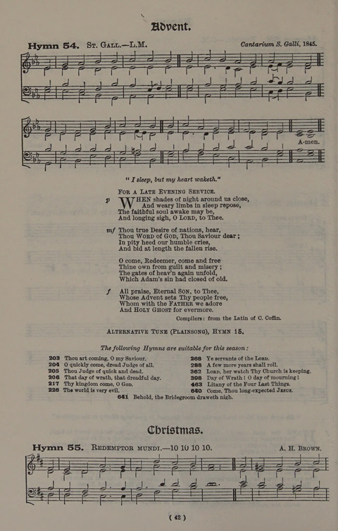 Hymns Ancient and Modern (Standard ed.) page 42