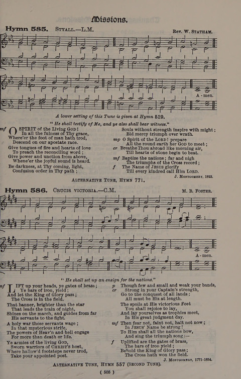 Hymns Ancient and Modern (Standard ed.) page 505
