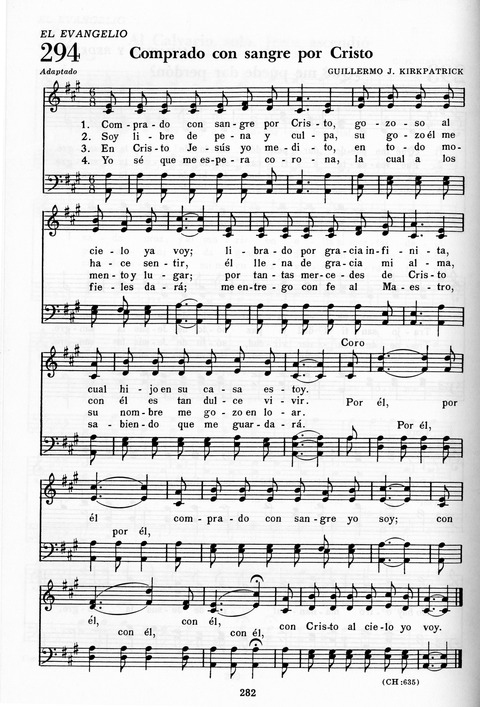 Himnario Adventista: para uso en el culto divino page 282