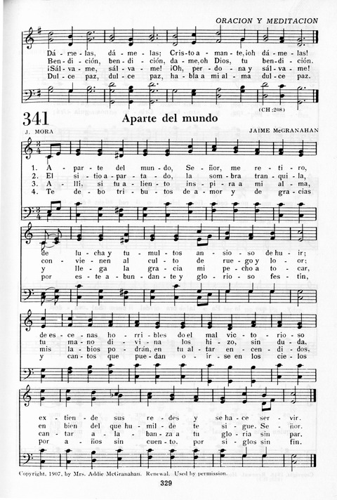 Himnario Adventista: para uso en el culto divino page 330