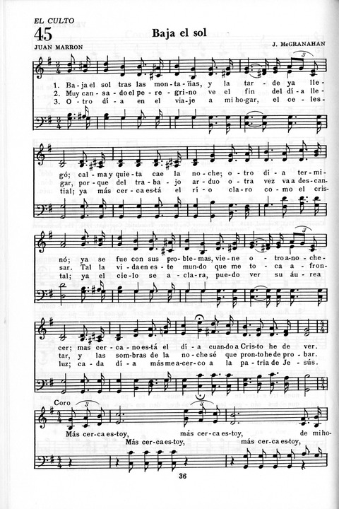 Himnario Adventista: para uso en el culto divino page 36