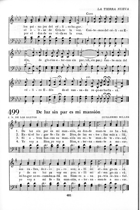 Himnario Adventista: para uso en el culto divino page 481