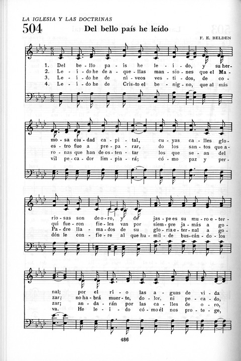 Himnario Adventista: para uso en el culto divino page 486