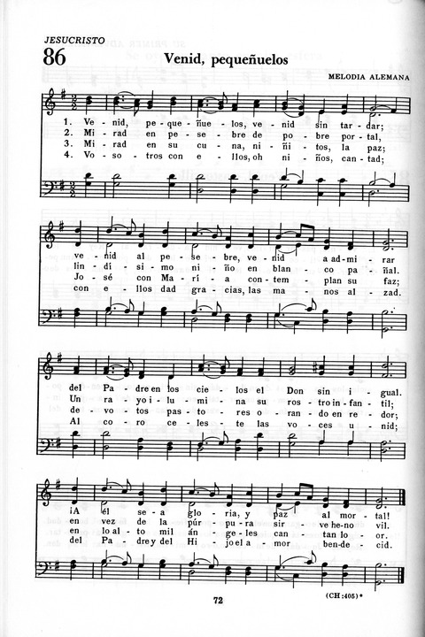 Himnario Adventista: para uso en el culto divino page 72
