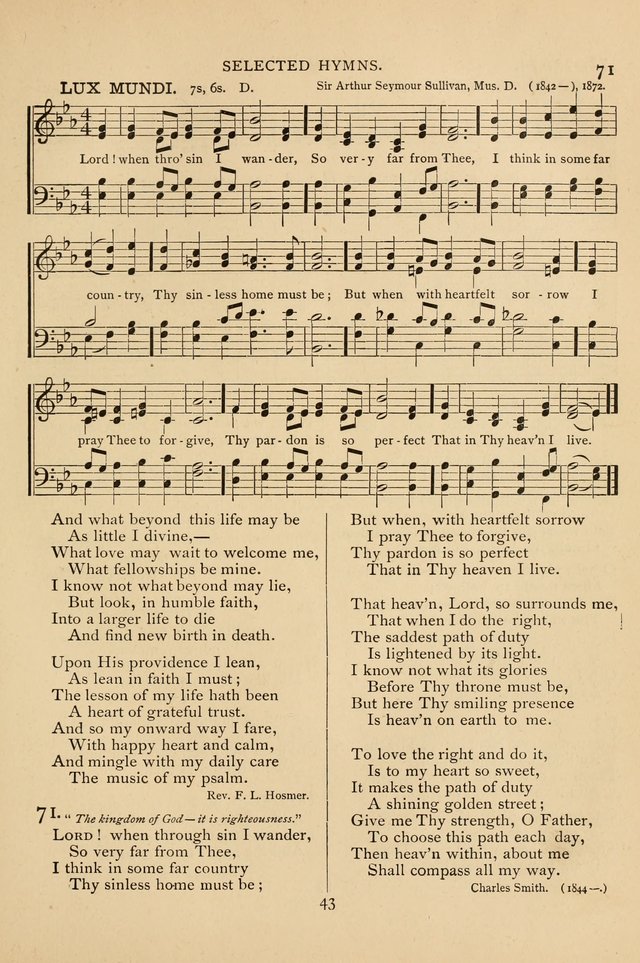 Hymnal, Amore Dei. Rev. ed. page 66