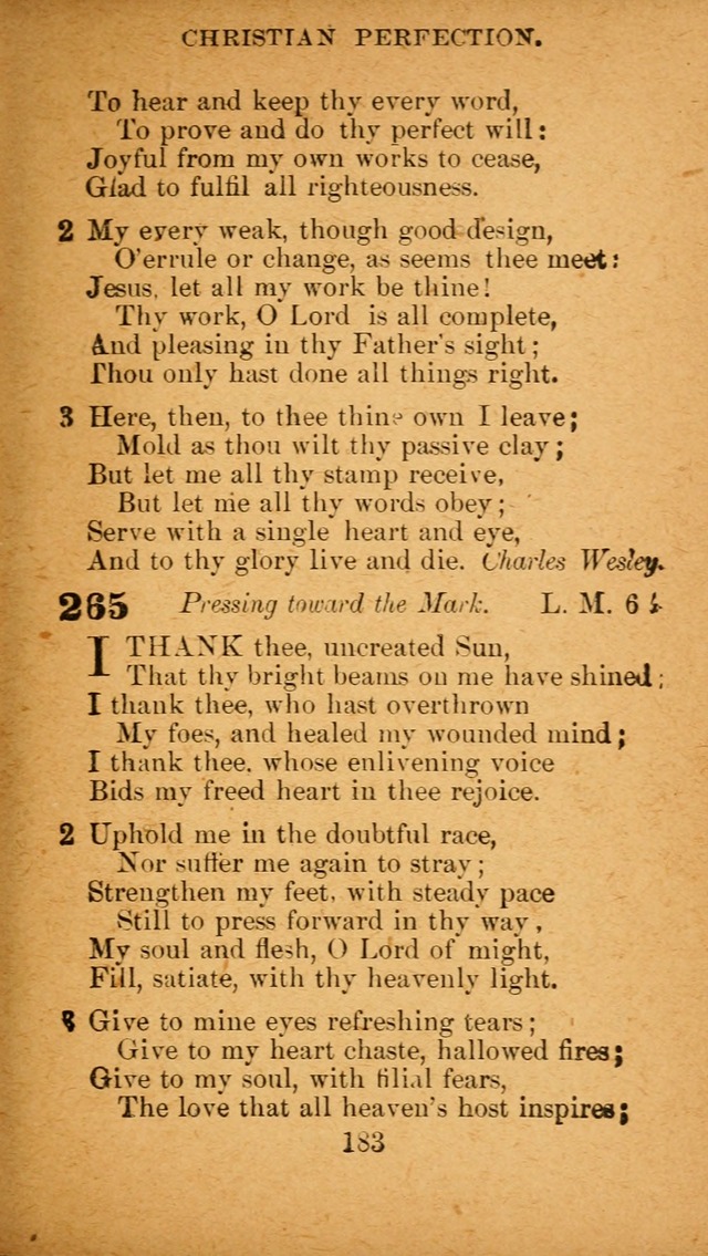 Hymnal: adapted to the doctrines and usages of the African Methodist Episcopal Church. Revised Edition page 189