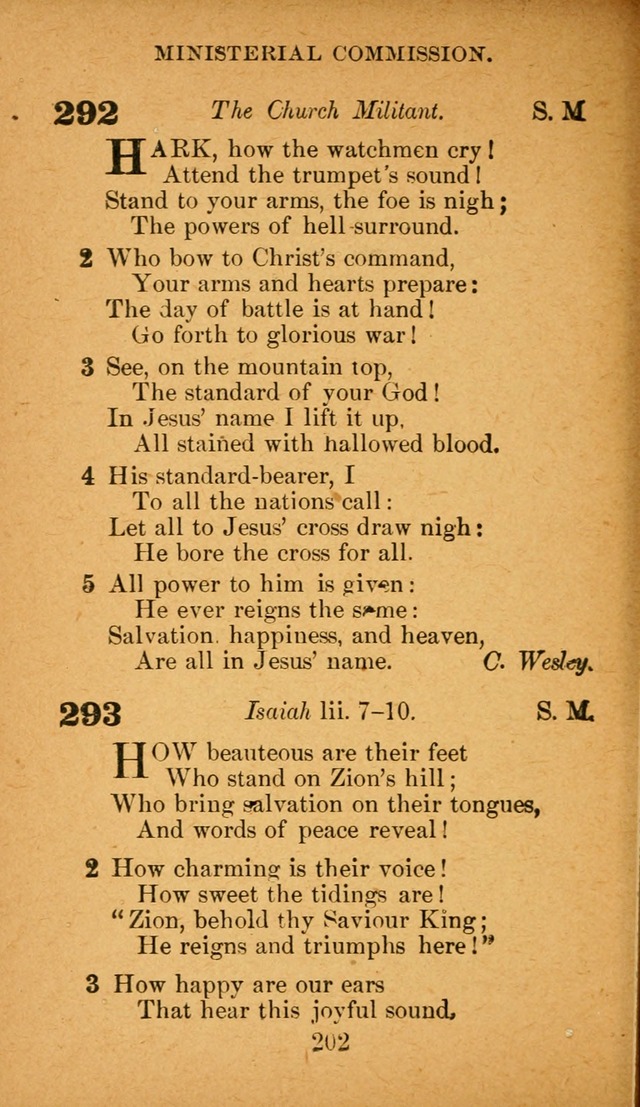 Hymnal: adapted to the doctrines and usages of the African Methodist Episcopal Church. Revised Edition page 208