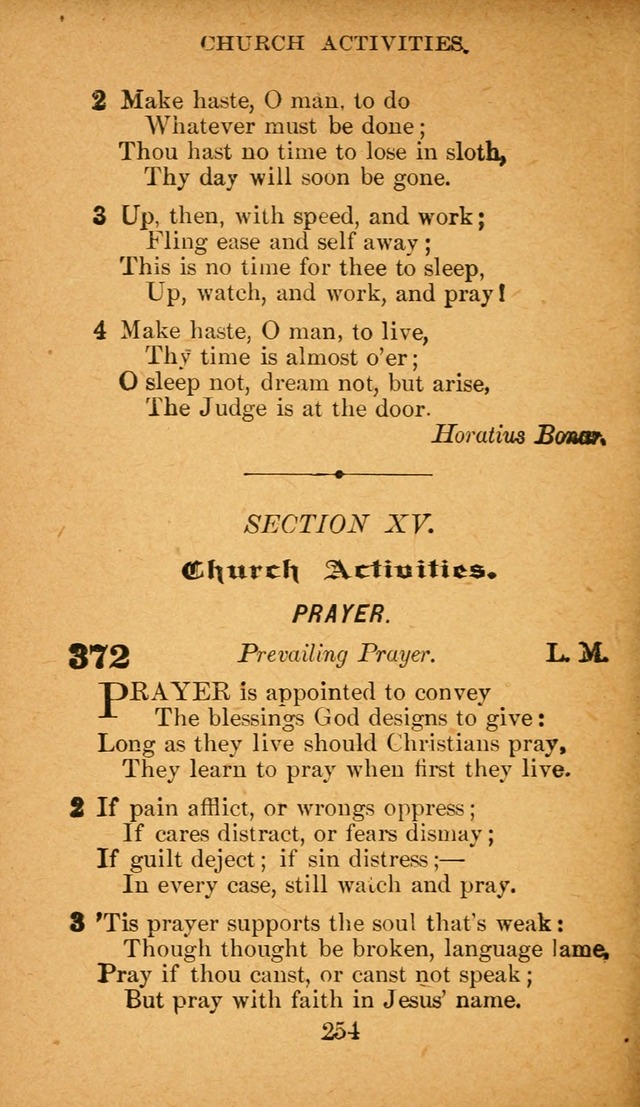 Hymnal: adapted to the doctrines and usages of the African Methodist Episcopal Church. Revised Edition page 262