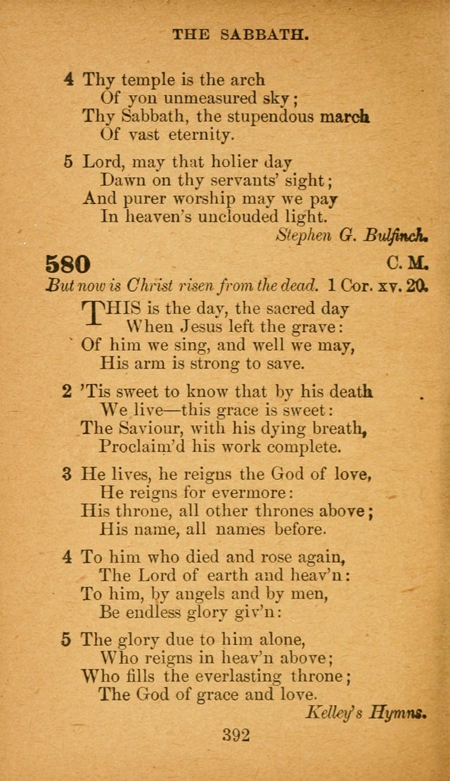 Hymnal: adapted to the doctrines and usages of the African Methodist Episcopal Church. Revised Edition page 400