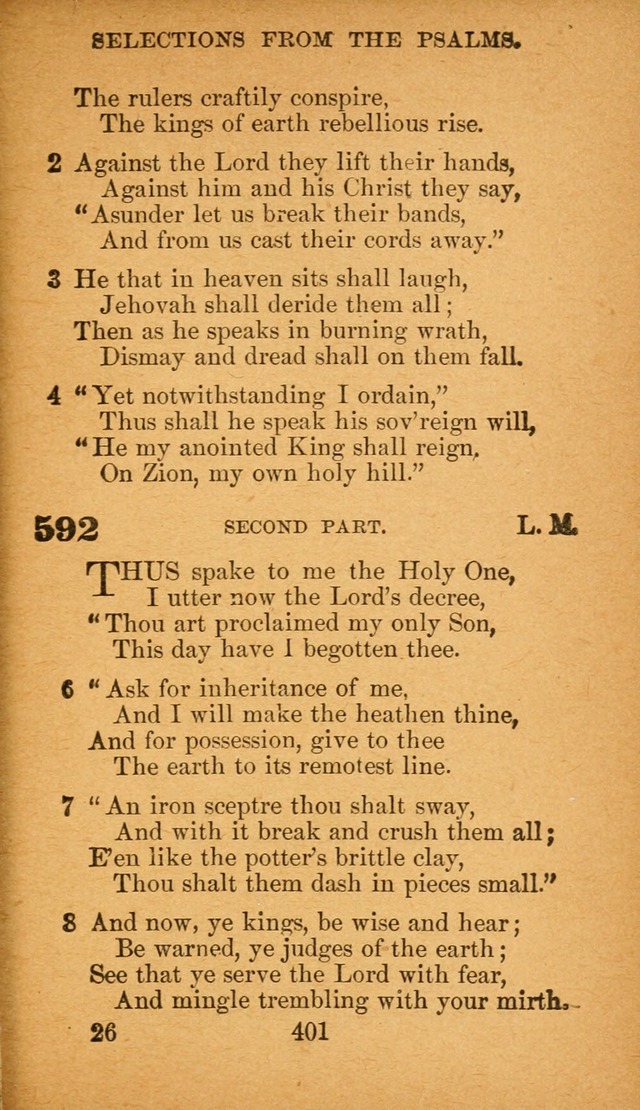Hymnal: adapted to the doctrines and usages of the African Methodist Episcopal Church. Revised Edition page 409