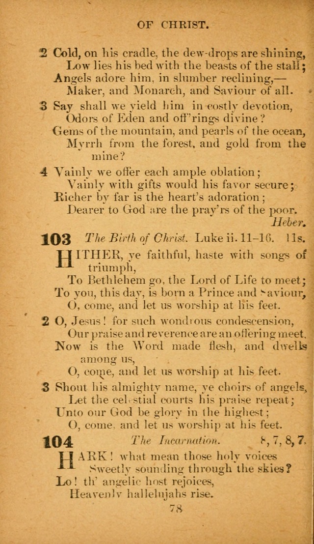 Hymnal: adapted to the doctrines and usages of the African Methodist Episcopal Church. Revised Edition page 82