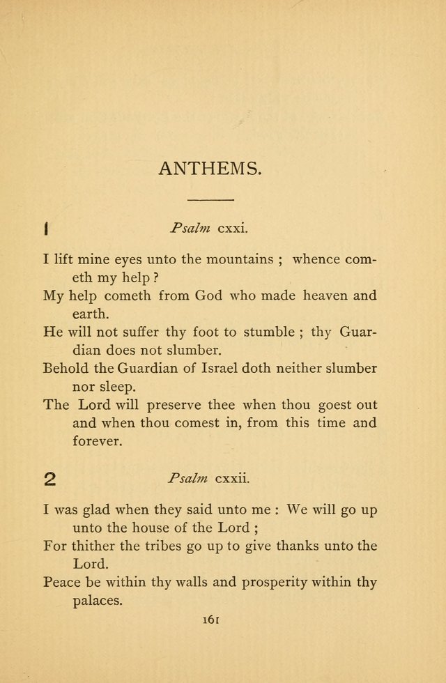 Hymns and Anthems adapted for Jewish Worship page 161