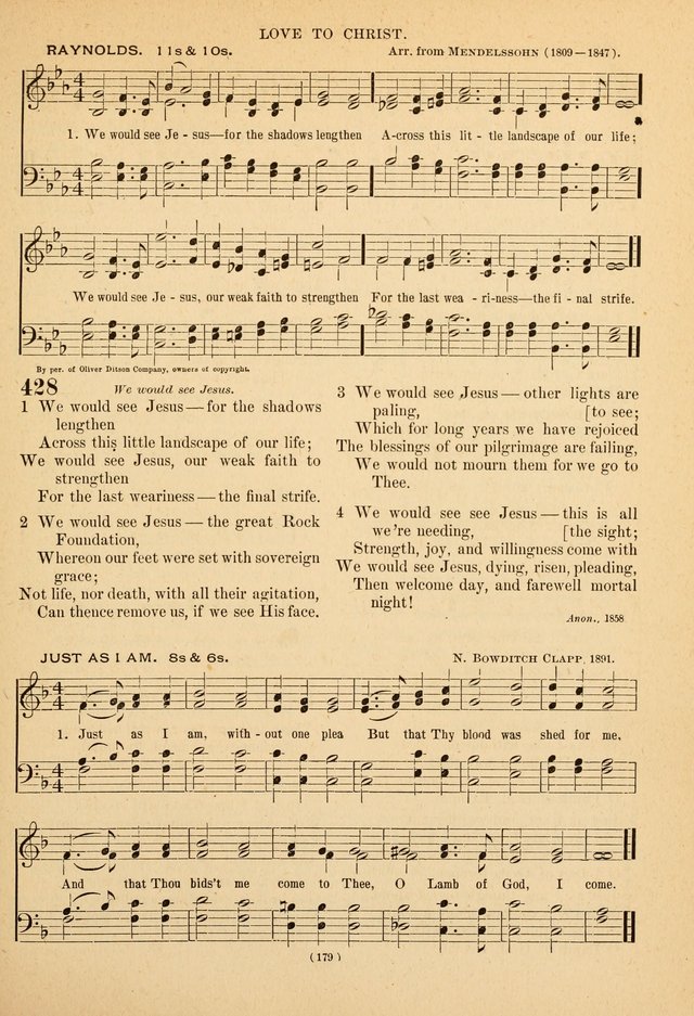 Hymns of the Ages: for Public and Social Worship page 181