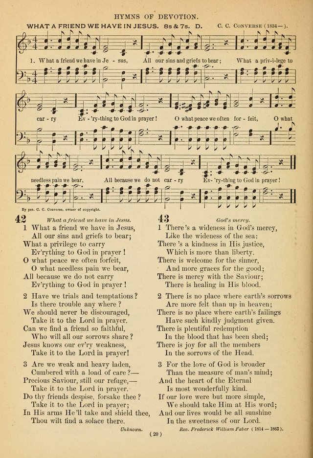 Hymns of the Ages: for Public and Social Worship page 20