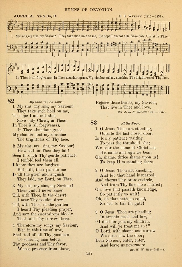 Hymns of the Ages: for Public and Social Worship page 33