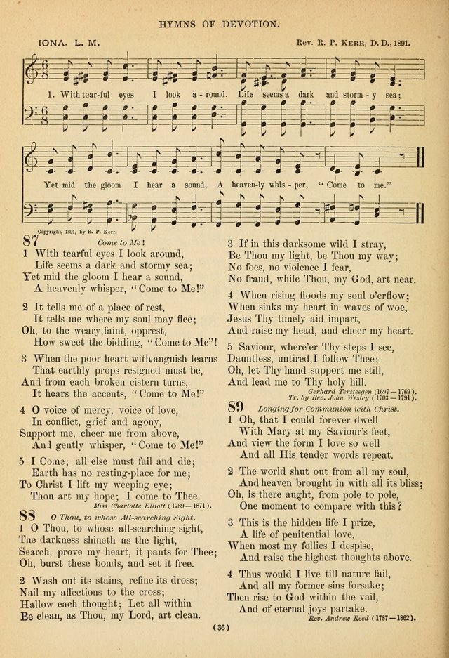 Hymns of the Ages: for Public and Social Worship page 36