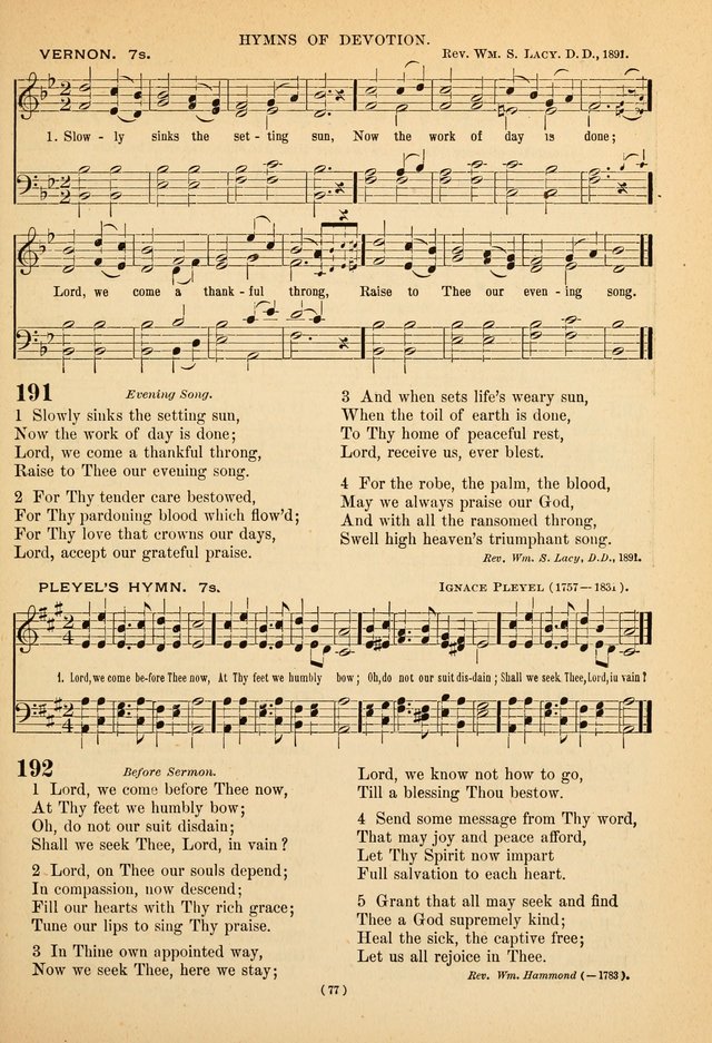 Hymns of the Ages: for Public and Social Worship page 79