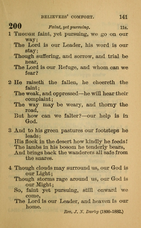 Hymns of the Ages: for Public and Social Worship, Approved and Recommended ... by the General Assembly of the Presbyterian Church in the U.S. (Second ed.) page 141