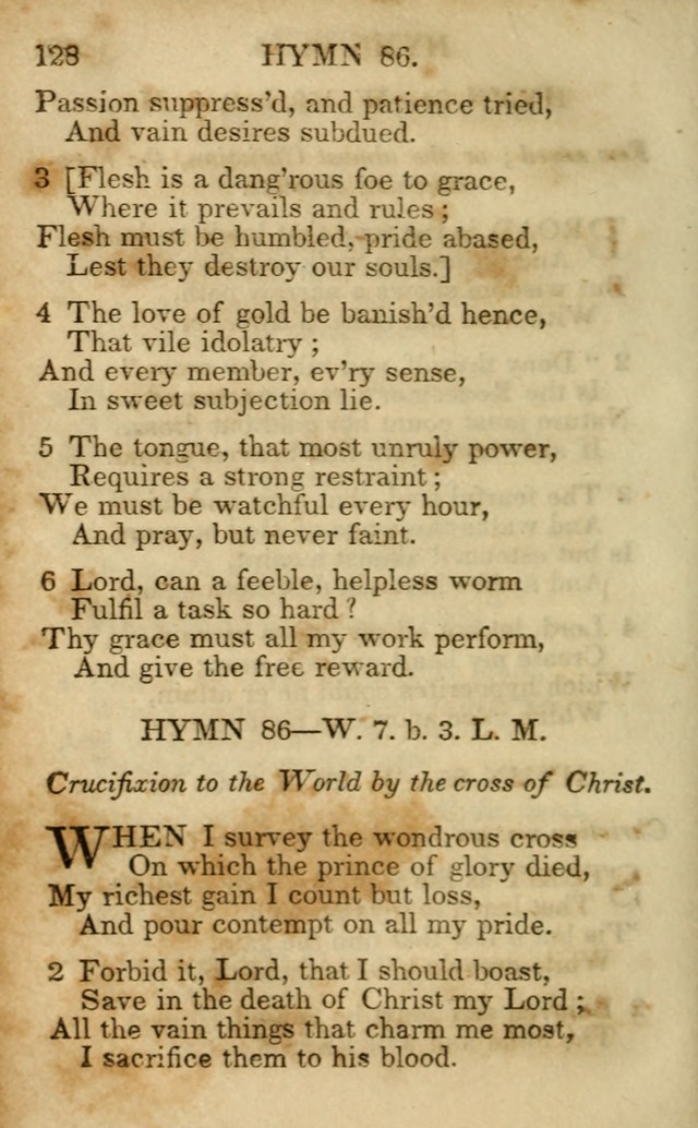 Hymns and Spiritual Songs, Original and Selected, for the Use of Christians. (5th ed.) page 138