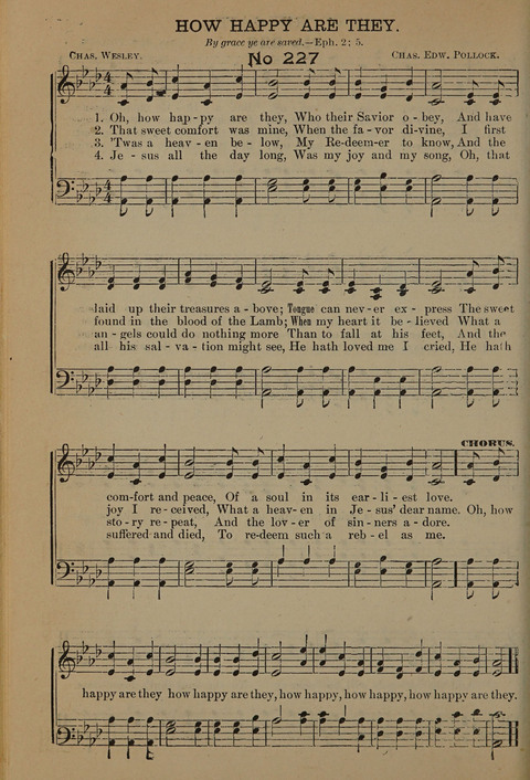 Harvest Bells Nos. 1, 2 and 3: Is filled with new and beautiful songs, suitable for churches, Sunday-schools, revivals and all religious meetings page 218